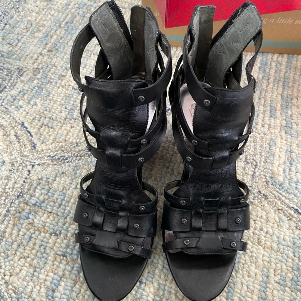 black heels